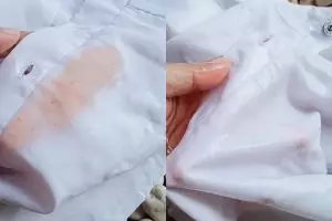Seragam putih jadi kotor karena noda makanan? Segera cuci dengan 1 bahan dapur ini biar tak berbekas