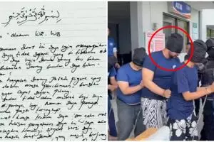 Ammar Zoni kirim surat tulisan tangan ke ustaz Derry Sulaiman, emoh disebut pengedar narkoba