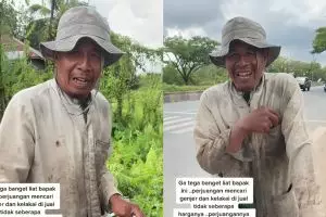 Kisah pilu bapak penjual genjer hidup di tengah rawa dalam gubuk sederhana, penuh perjuangan