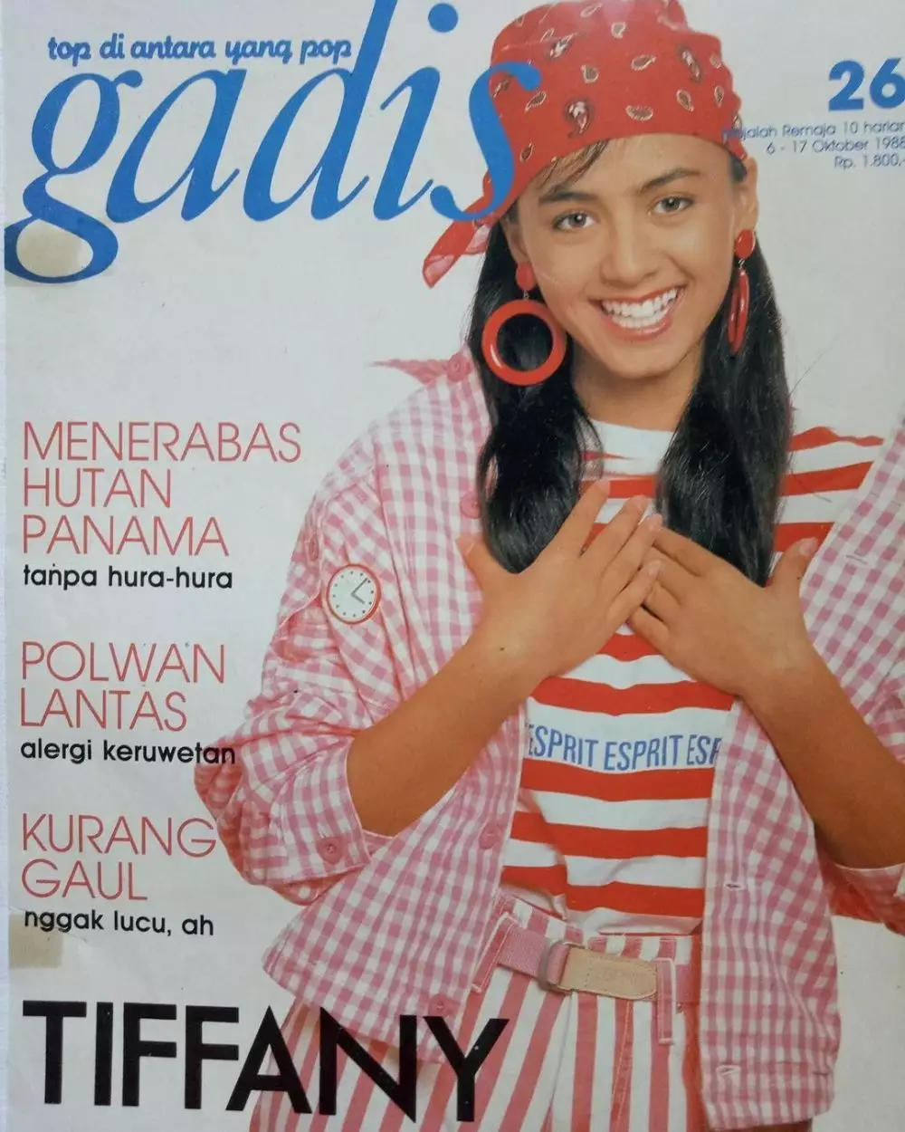 Monica Gunawan pemenang Gadis Sampul 1987 © 2025 brilio.net