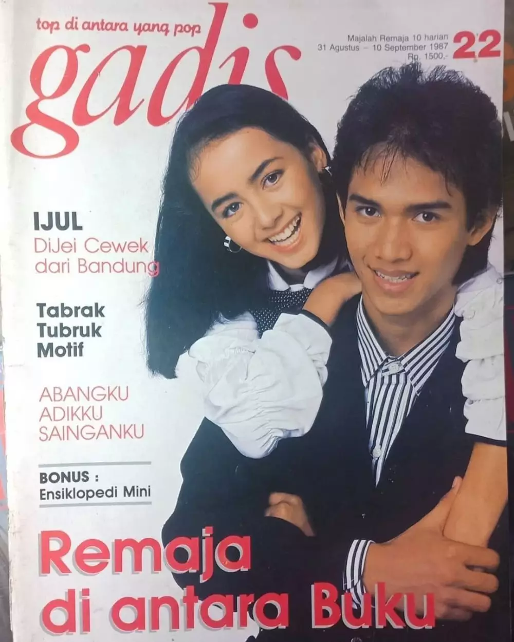 Monica Gunawan pemenang Gadis Sampul 1987 © 2025 brilio.net