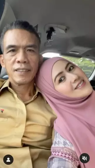 potret mesra Meggy Wulandari dan Mamad © Instagram