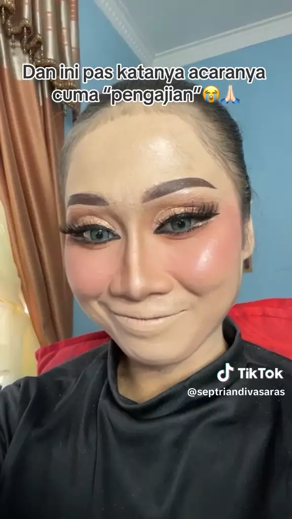 makeup resepsi gagal © TikTok makeup resepsi gagal © TikTok