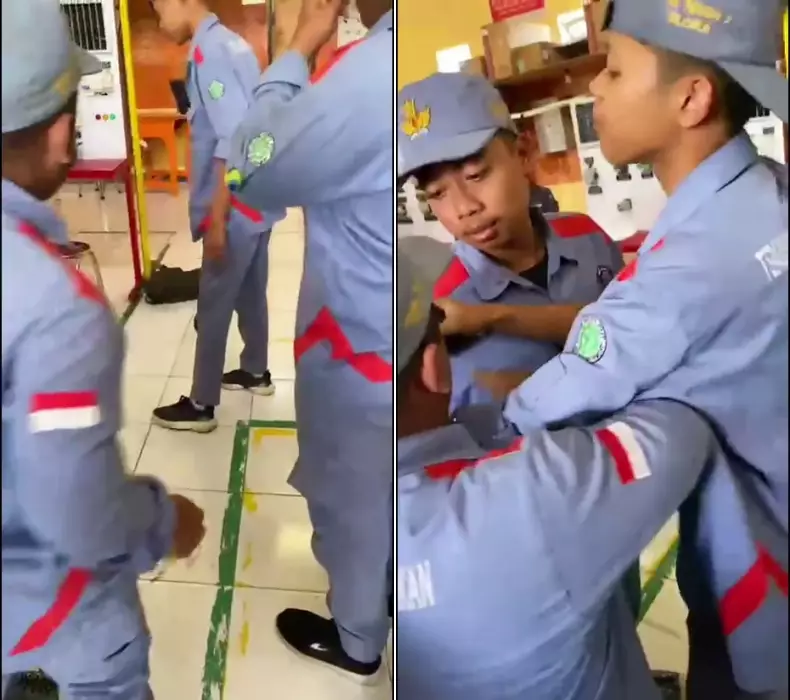Murid dikira dibully ternyata diberi kejutan © 2025 TikTok Murid dikira dibully ternyata diberi kejutan © 2025 TikTok