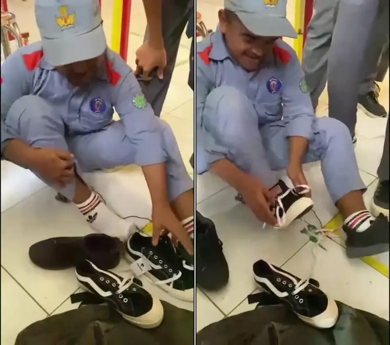 Murid dikira dibully ternyata diberi kejutan © 2025 TikTok Murid dikira dibully ternyata diberi kejutan © 2025 TikTok