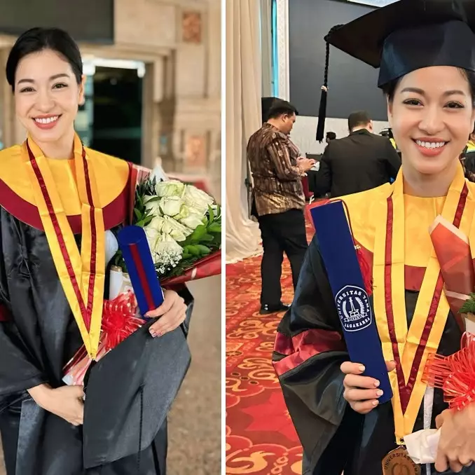9 Potret Kerenina Sunny adik Steve Emmanuel wisuda S2 usai sepekan nikah, 6 tahun rampungkan S1 dan S2
