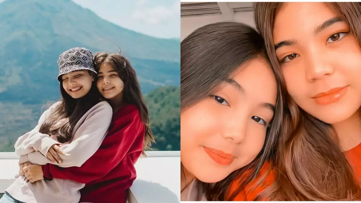 Bak anak kembar, intip 10 potret kebersamaan Lea Ciarachel pemeran Zahra di Suara Hati Istri dan kakak