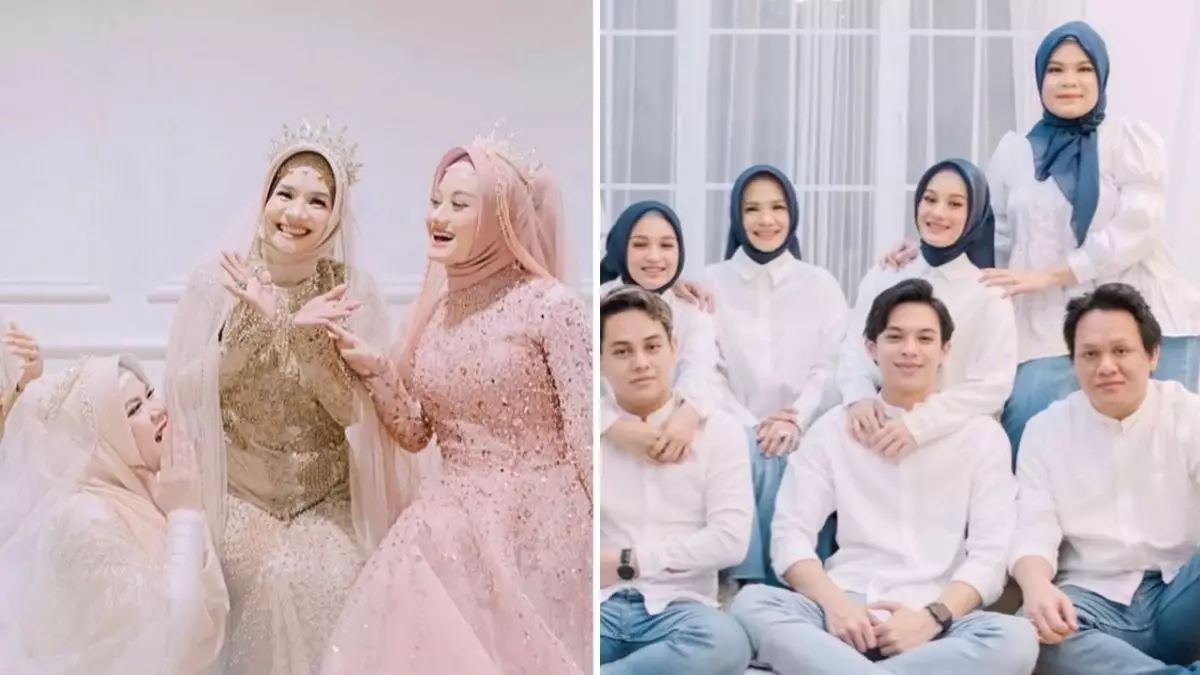 Penuh kehangatan, begini 8 potret kompak Dinda Hauw bareng saudara ipar