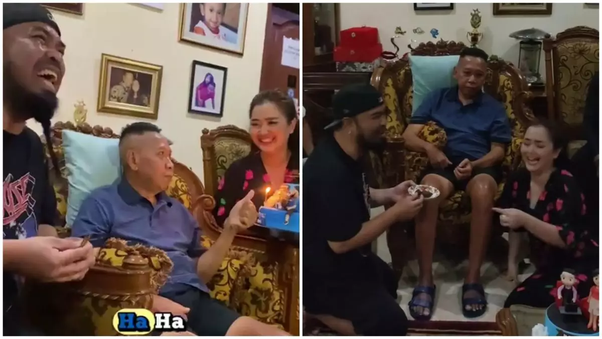9 Potret Tukul Arwana ulang tahun ke-62 dirayakan sederhana bersama teman-teman pelawak, bisa tertawa