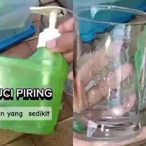 Piring kotor numpuk, tapi sabun tinggal sedikit? Cukup tambahkan 2 bahan ini biar hemat dan kesat