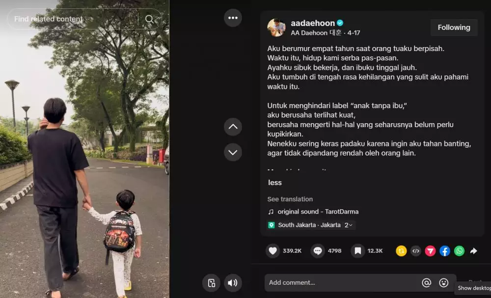 Curhatan Na Daehoon suami Jule © 2025 TikTok Curhatan Na Daehoon suami Jule © 2025 TikTok