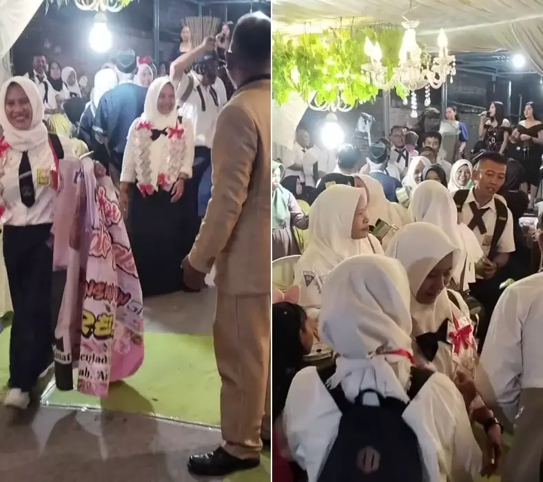 Kejutan untuk teman SMP menikah di usia 45 tahun © 2025 TikTok Kejutan untuk teman SMP menikah di usia 45 tahun © 2025 TikTok