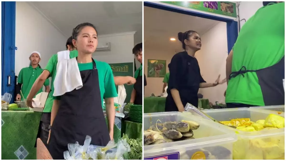 Kronologi warung makan Epy Kusnandar diduga dipalak preman, Karina Ranau sampai menangis