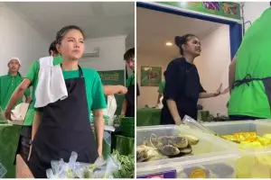 Kronologi warung makan Epy Kusnandar diduga dipalak preman, Karina Ranau sampai menangis