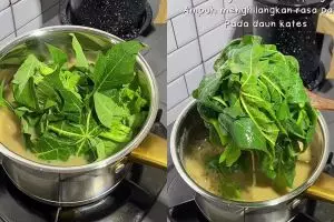 Lebih ampuh dari asam jawa, cukup pakai 1 bahan dapur ini untuk rebus daun pepaya biar tak pahit