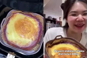 Sukses turunkan bobot 40kg meski rutin ngemil dessert, selebgram ini bagikan resepnya bermodal 3 bahan