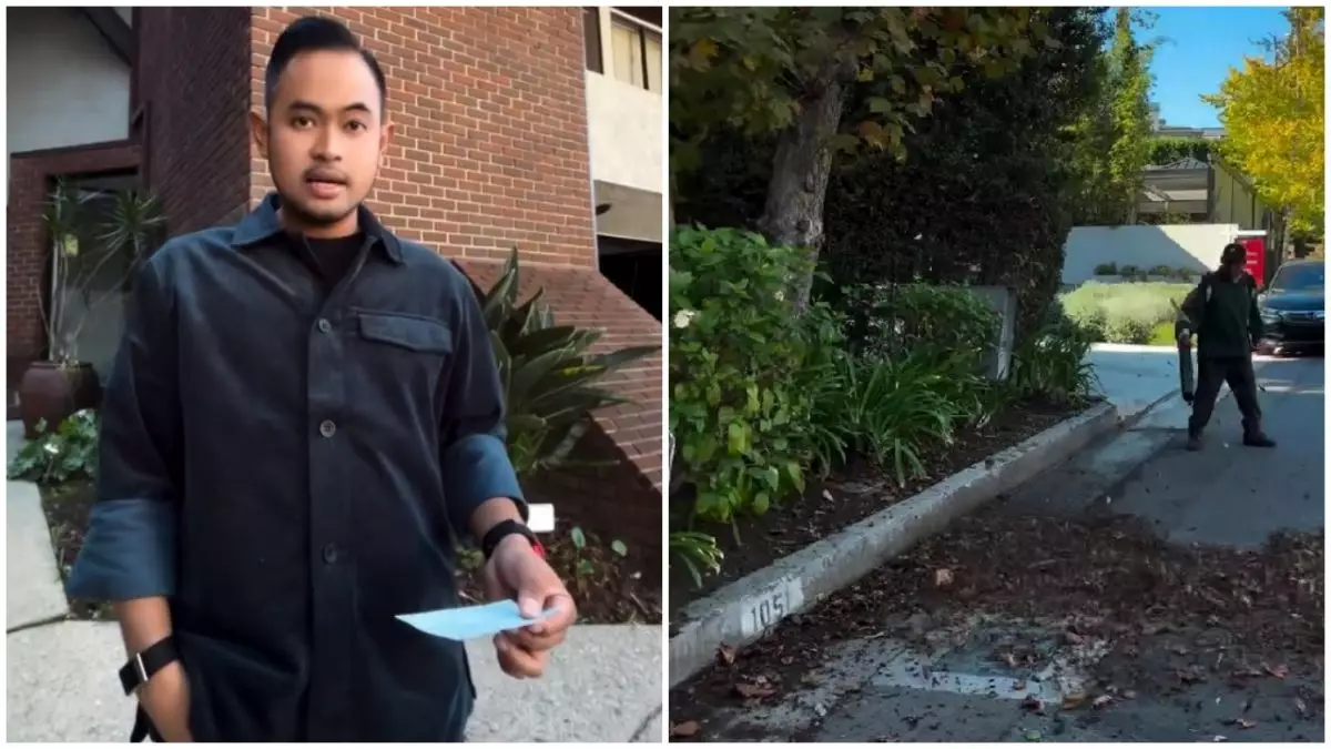 Gilang Juragan99 habiskan Rp38 juta cuma buat bersihin taman rumahnya di Los Angeles, ini 9 potretnya