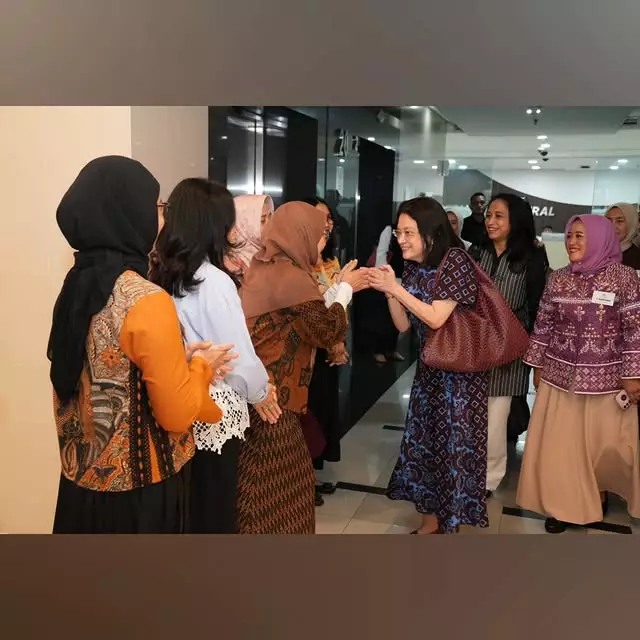Ida Yulidina di acara ramah tamah © Instagram Ida Yulidina di acara ramah tamah © Instagram