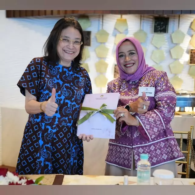 Ida Yulidina di acara ramah tamah © Instagram Ida Yulidina di acara ramah tamah © Instagram