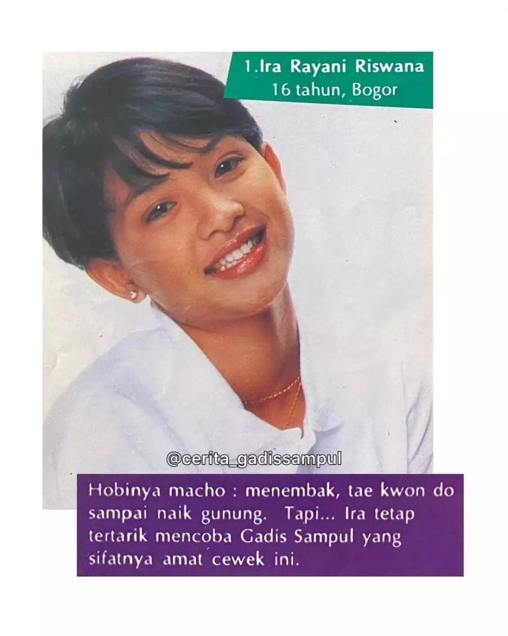 Ira Riswana juara Gadis Sampul © 2025 brilio.net Ira Riswana juara Gadis Sampul © 2025 brilio.net