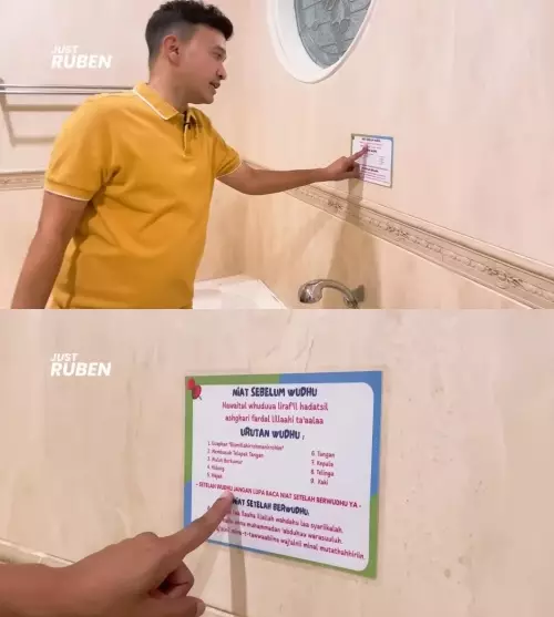 Ruben Onsu cara unik hafalan doa © YouTube Ruben Onsu cara unik hafalan doa © YouTube