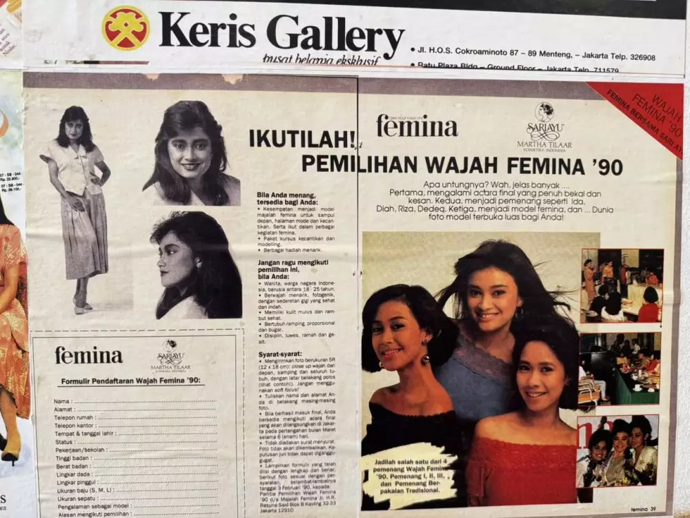potret lawas Ida Yulidina jadi model © berbagai sumber potret lawas Ida Yulidina jadi model © berbagai sumber