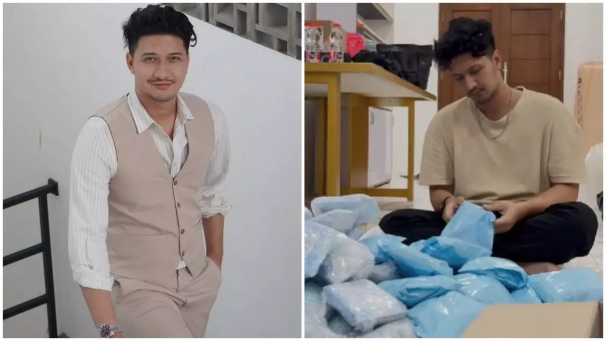 Aditya Zoni banting setir jualan online, tak malu bagi brosur di pinggir jalan, ini 7 potretnya