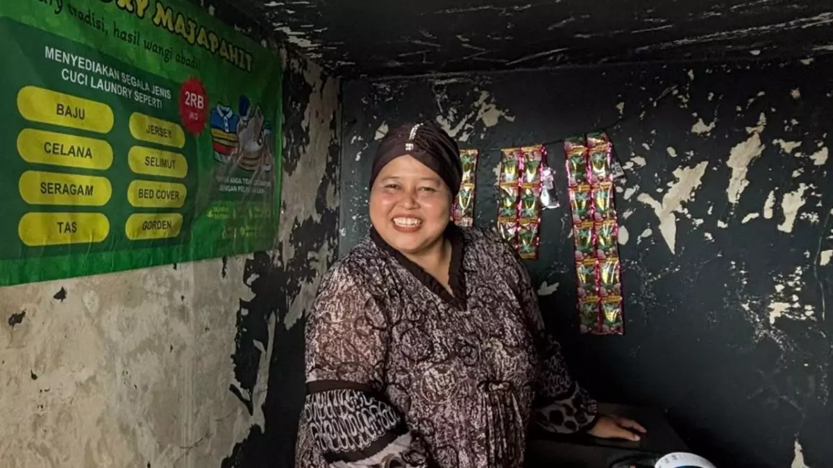 Bayar Cuma Rp2000 aja, konsep laundry Majapahit ini bikin warganet FOMO pengin cobain