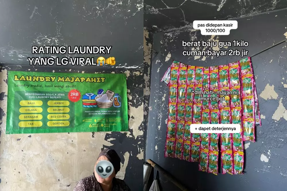 Laundry Majapahit viral © 2025 berbagai sumber Laundry Majapahit viral © 2025 berbagai sumber
