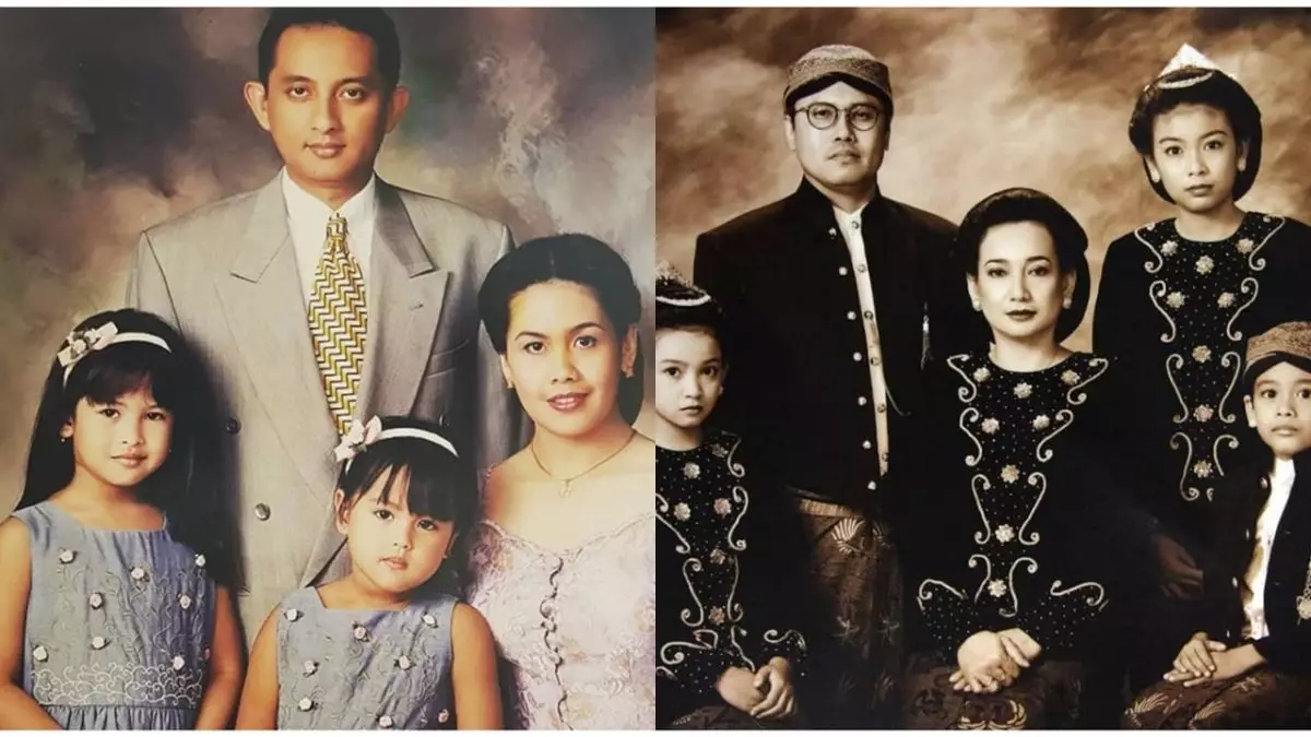 Jadi nostalgia manis, begini potret lawas foto keluarga 10 seleb