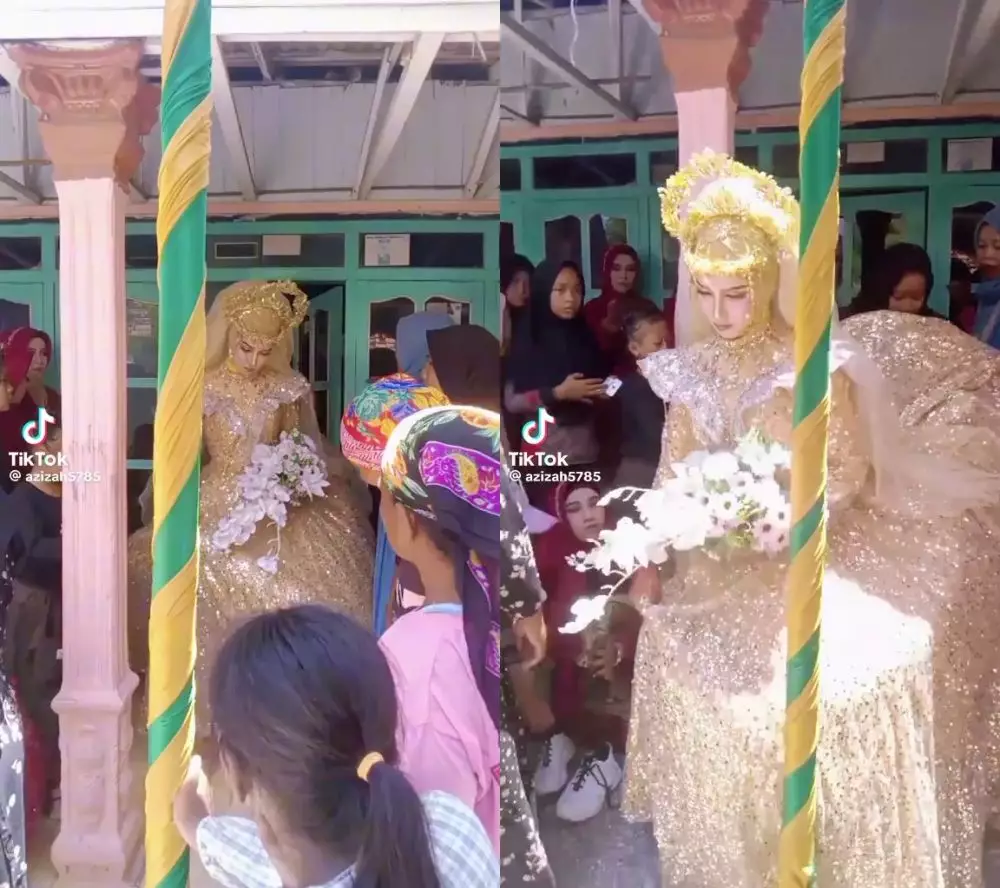 Gaun pengantin petticoat viral © 2025 berbagai sumber Gaun pengantin petticoat viral © 2025 berbagai sumber