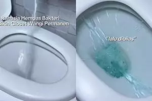 Wajib coba! Racikan 2 bahan dapur ini bisa bikin kloset yang bau got langsung wangi permanen