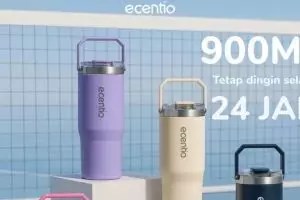 5 Rekomendasi Ecentio tumbler stylish dan awet di bawah Rp200 ribu, cocok untuk aktivitas sehari-hari