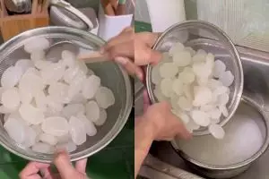 Jangan cuma direndam air beras, ini cara bikin kolang-kaling kesat dan tak bau asam agar awet disimpan