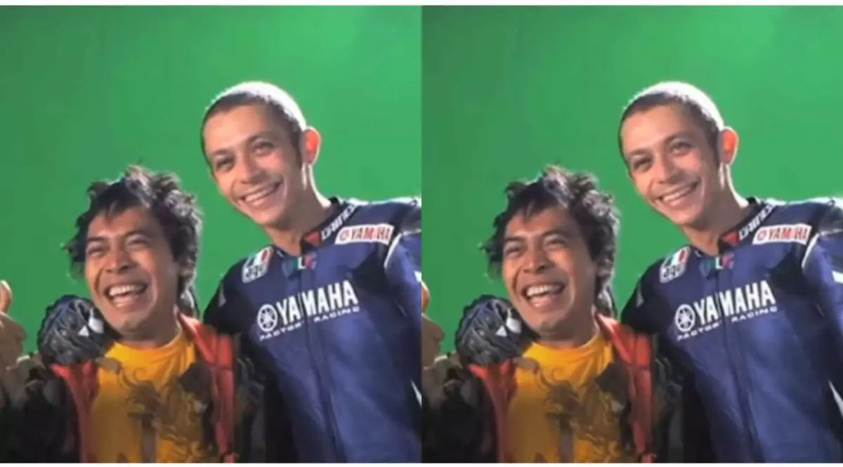 Kompak abis, begini 7 potret manis Komeng bersama Valentino Rossi