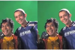 Kompak abis, begini 7 potret manis Komeng bersama Valentino Rossi