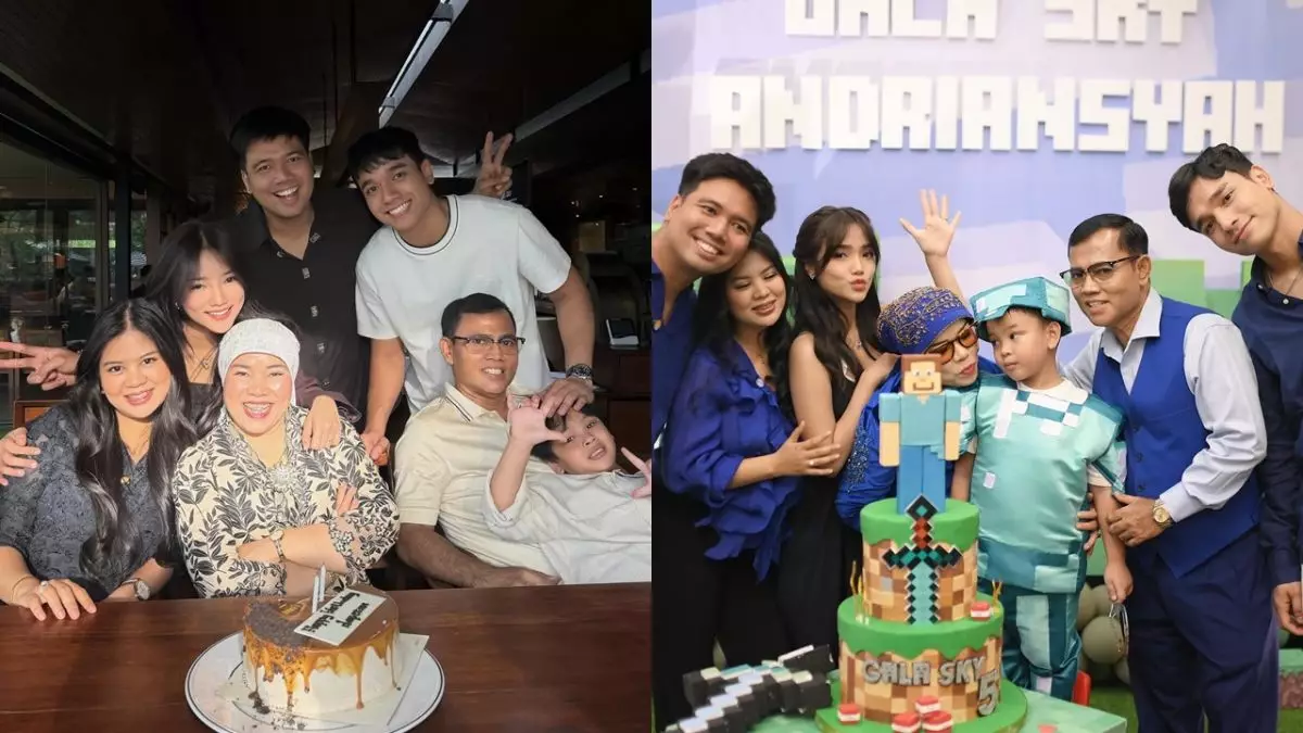 12 Potret kebersamaan Fuji dan keluarga dari masa ke masa, selalu jadi tante yang menggemaskan