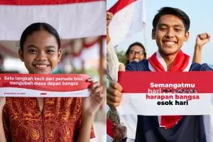 100 Kata-kata inspiratif untuk twibbon Hari Sumpah Pemuda 2025, siap unggah ke media sosial kamu