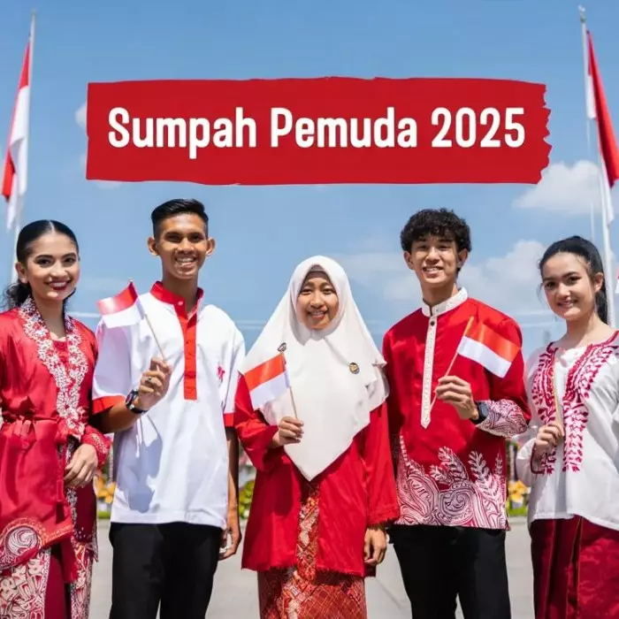 100 Caption kekinian untuk Hari Sumpah Pemuda 2025, singkat, bermakna, dan membakar semangat