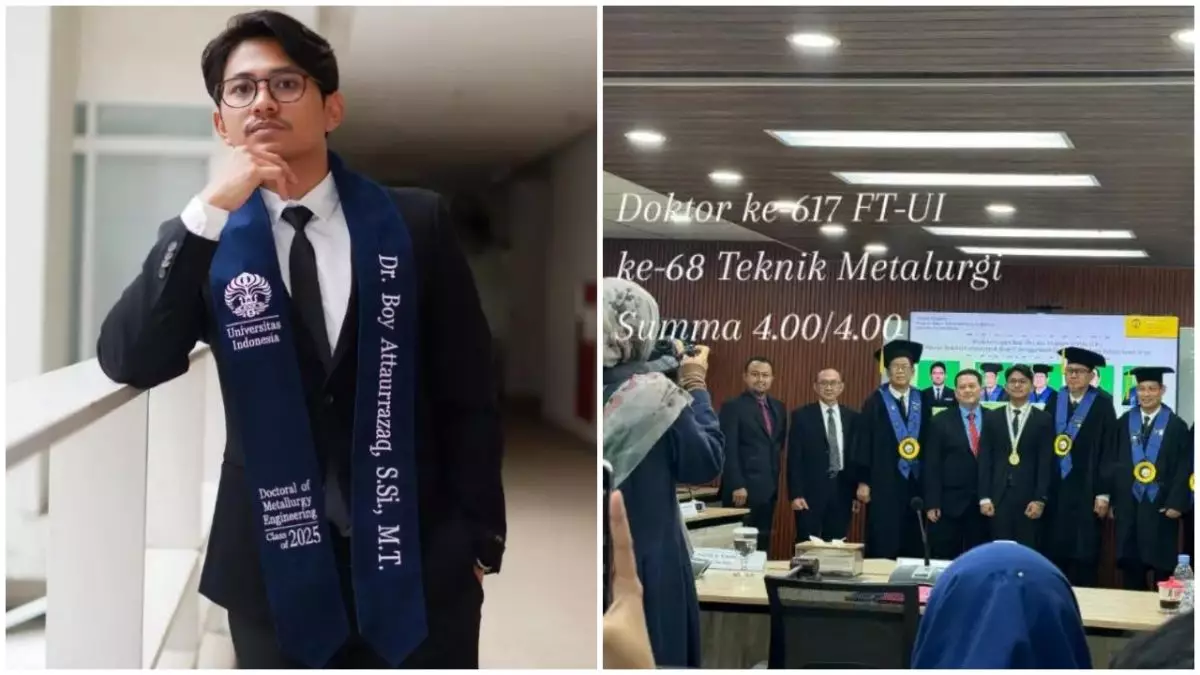 Viral pria usia 27 jadi doktor Teknik Metalurgi UI, SMA hingga S3 dapat beasiswa, ini kisah lengkapnya