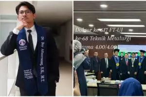Viral pria usia 27 jadi doktor Teknik Metalurgi UI, SMA hingga S3 dapat beasiswa, ini kisah lengkapnya