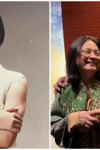 Dulu model di era 90-an, usai punya suami memilih untuk tidak berkarier di dunia hiburan.