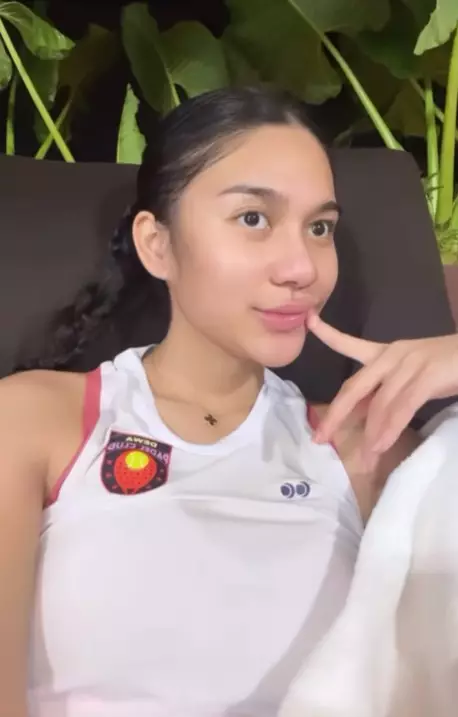 Azizah Salsha main padel ditemani Nadif © TikTok