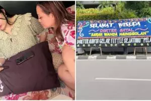Viral istri sah di Medan kirim karangan bunga ke pelakor saat wisuda dokter, begini kisah di baliknya