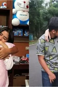 Kakak beradik ini kompak banget.