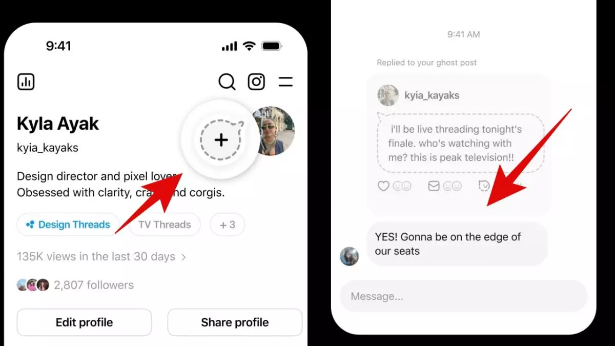 Mencoba fitur Thread baru