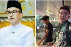 Diantar Betrand Peto, Ruben Onsu jalani ibadah umrah kedua kalinya, ini 9 potret keberangkatannya