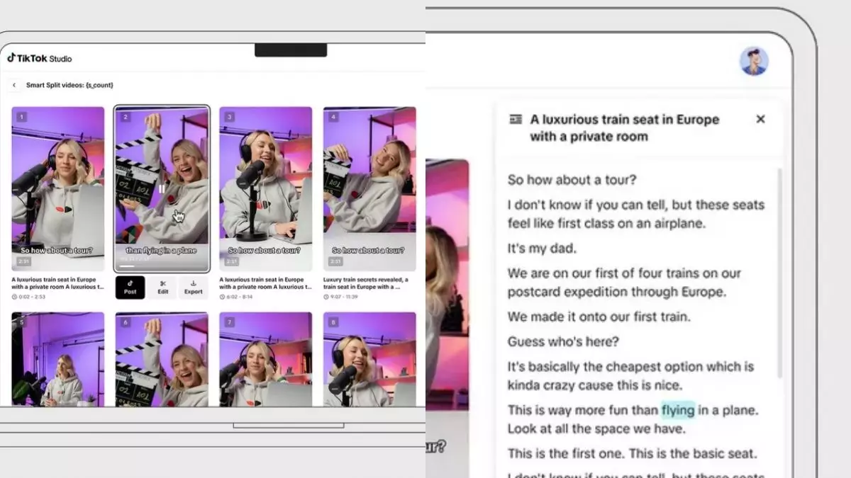 Cara memakai fitur AI TikTok terbaru Smart Split, edit konten vlog jadi sat-set