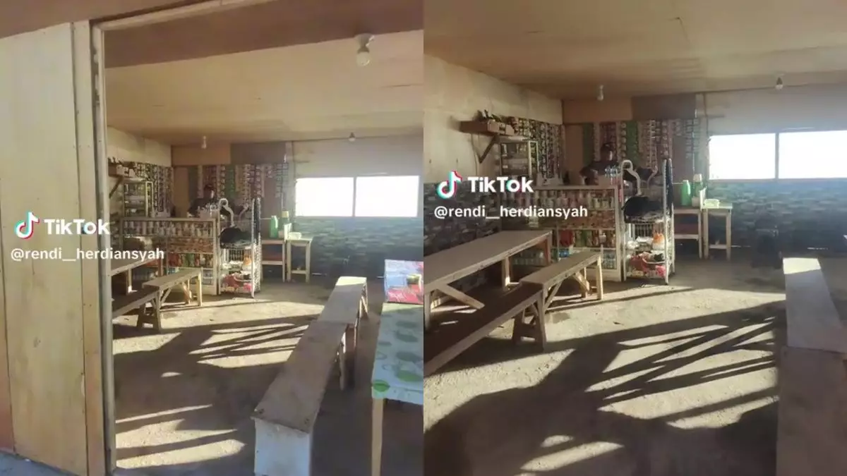 Potret warung di pegunungan ini sajikan pemandangan 4K, bikin momen ngopi serasa di atas awan