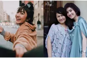 Berbeda keyakinan, begini 8 momen manis kedekatan Febby Rastanty bareng ibunda